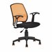 Silla de oficina MINI color negro y naranja Naranja