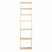 Mueble columna de baño Forssa de 7 niveles bambú Natural