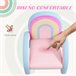 Sillón Infantil Tablero Multicapa, MDF, Espuma, Poliéster ZONEKIZ Rosa