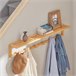 Perchero de Pared con Ganchos bambú FHK06-N SoBuy Madera