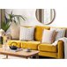 Beliani Cojín decorativo MYRICA Blanco/ Beige