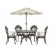 Beliani Conjunto de comedor SAPRI Marron