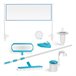 Piscina desmontable INTEX Pack deluxe + depuradora y clorador Gris