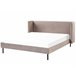 Beliani Cama Terciopelo ARETTE 184x206 Gris Oscuro