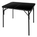 Aktive Mesa plegable camping maletín antideslizante negro c/sistema de nivelación Negro