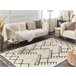 Beliani Alfombra de pelo corto ERLER 160x230 Beige