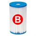 Depuradora cartucho INTEX 9.463 l/h - filtros tipo B Gris