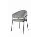 Pack de 2 sillas de comedor SHAUNI Gris Claro