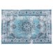 Beliani Alfombra de pelo corto ALMUS 140x200 Azul Claro