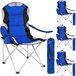 4 sillas de camping Azul
