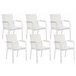 Beliani Conjunto de comedor VALCANETTO/ BUSSETO Blanco