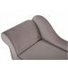 Beliani Chaise longue izquierdo Terciopelo BIARRITZ Azul Marino