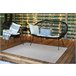 Alfombra MIMO 5979 sisal exterior marco 180x270 Gris