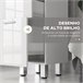 Mueble Auxiliar Baño Melamina de Madera kleankin, hogar - baño Blanco