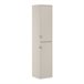 Conjunto de muebles con lavabo encastrado y columna Alba 120 Beige