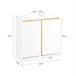 Armario Para Debajo Del Lavabo 2 Puertas BZR78-W SoBuy Blanco