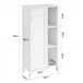 Armario de Baño con 1 Puerta y 3 estantes BZR39-W SoBuy Blanco