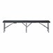 Banco plegable Mark para 4 personas metal/plástico Negro