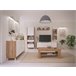 Mueble TV 2 puertas 2 cajones FREETOWN Roble