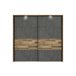 Armario RICCIANO puertas correderas 230x215cm roble Roble