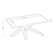 Mesa de comedor Xena 160 100x160 Blanco