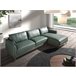 ANGEL CERDÁ Sofá chaise longue derecha piel Verde
