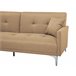 Beliani Sofá cama Poliéster LUCAN Beige