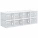 Armario Modular PP HOMCOM, hogar - muebles de recibidor 28 Blanco