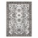 Alfombra MATEO 8037/944 Moderna marco flores estructural 160x220 Gris