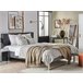 Beliani Cama con somier Terciopelo BELLOU 214x165 Gris Oscuro