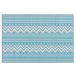Beliani Alfombra de exterior NAGPUR 120x180 Turquesa