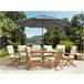 Beliani Conjunto de comedor MAUI Gris