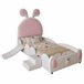 Cama infantil de pu Cama infantil de pu Blanco