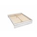 Cama BARI 150x190cm con somier incluido Blanco