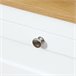 Aparador de Cocina MDF, Vidrio Templado HOMCOM 120 Blanco