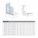 Mampara de Bañera Plegable, 2 Hojas y Panel Fijo,Vidrio Templado Antical con un Toallero 