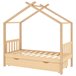 Estructura De Cama Infantil 166x87 Marron