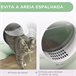 Arenero para Gatos PP, PC PawHut Verde