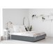 Cama individual de PVC con box Gris