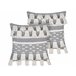 Beliani Cojín decorativo BRAHEA Gris