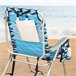 Aktive Silla de playa XL plegable de aluminio 5 posiciones con asa Azul