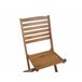 Beliani Conjunto de comedor TOLVE Marron