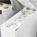 Estantería Estrecha para Nichos para Baño BZR111-W SoBuy Blanco