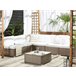 Beliani Conjunto longue BELVEDERE Blanco