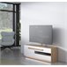 Mueble tv 1 puerta 2 cajones MONTREAL Blanco Brillo