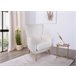 Sillón decorativo color blanco BOB Blanco