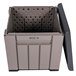 Baúl exterior ultrarresistente c/tapa desmontable Lifetime Gris