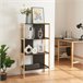 Librería Dønna de 4 niveles MDF Librería Dønna de 4 niveles MDF Negro/ Crema