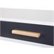 Beliani Escritorio FRISCO 120x45 Gris Oscuro