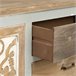 Aparador de madera con 2 puertas y 4 cajones acabado envejecido Marron